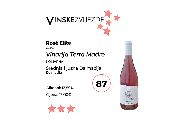 Wine Star-Silver for Terra Madre Rose Elite 2024